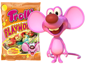 Желейні цукерки Trolli Playmouse , 150 гр