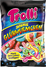 Желейні цукерки Trolli Saure Glühwürmchen , 200 гр